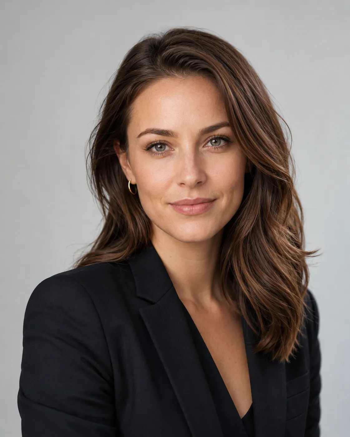 AI-generated portrait with studio lighting